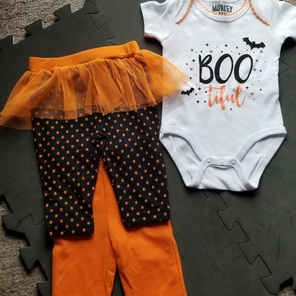 Baby Girl Halloween Matching Set